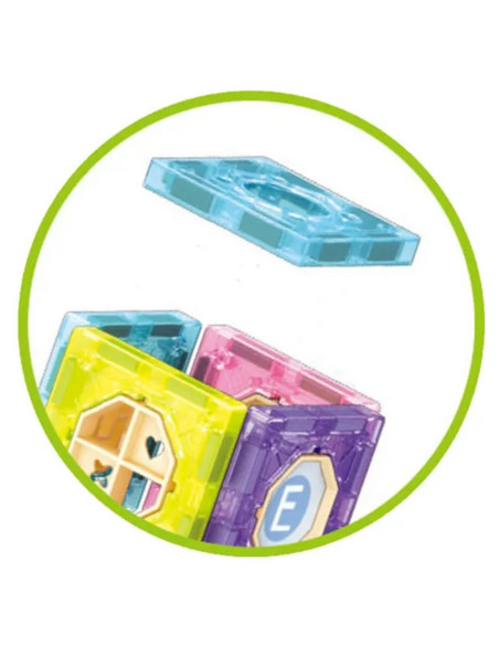 WOOPIE Klocki Magnetyczne Tor Kulkowy 89 el.