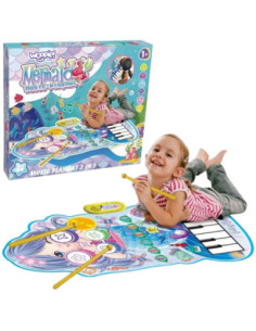 WOOPIE Mata Muzyczna Syrenka 2w1 Perkusja Interaktywna