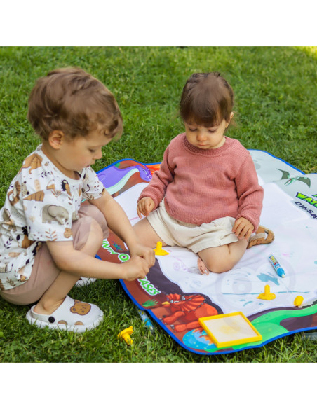 WOOPIE Magiczna Mata do Malowania Wodą XXL Pieczątki Cyferki 100cm