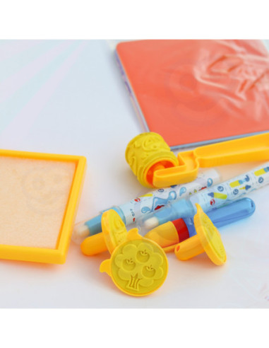 WOOPIE Magiczna Mata do Malowania Wodą XXL Pieczątki Cyferki 100cm