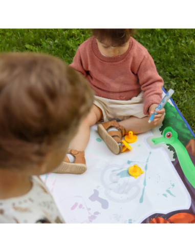 WOOPIE Magiczna Mata do Malowania Wodą XXL Pieczątki Cyferki 100cm