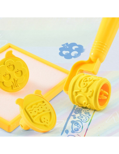 WOOPIE Magiczna Mata do Malowania Wodą XXL Pieczątki Cyferki 100cm