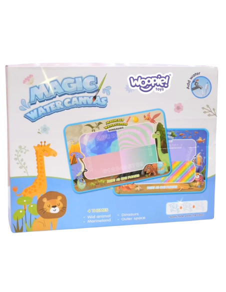 WOOPIE Magiczna Mata do Malowania Wodą XXL Pieczątki Cyferki 100cm