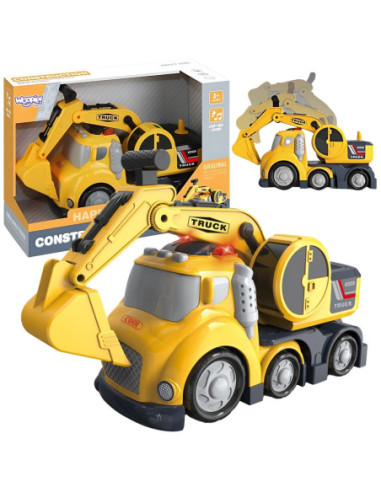 WOOPIE Koparka CITY TRUCK Efekty Dźwiękowe i Świetlne
