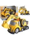 WOOPIE Koparka CITY TRUCK Efekty Dźwiękowe i Świetlne