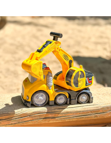 WOOPIE Koparka CITY TRUCK Efekty Dźwiękowe i Świetlne