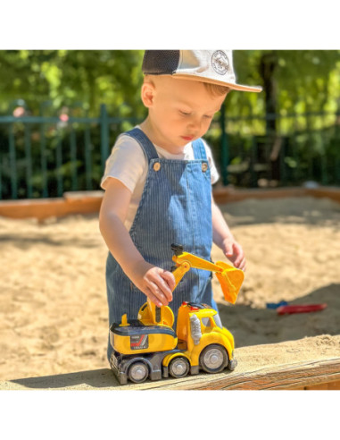 WOOPIE Koparka CITY TRUCK Efekty Dźwiękowe i Świetlne