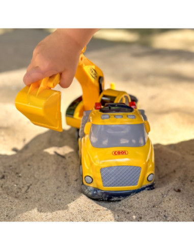 WOOPIE Koparka CITY TRUCK Efekty Dźwiękowe i Świetlne