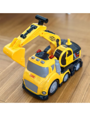 WOOPIE Koparka CITY TRUCK Efekty Dźwiękowe i Świetlne