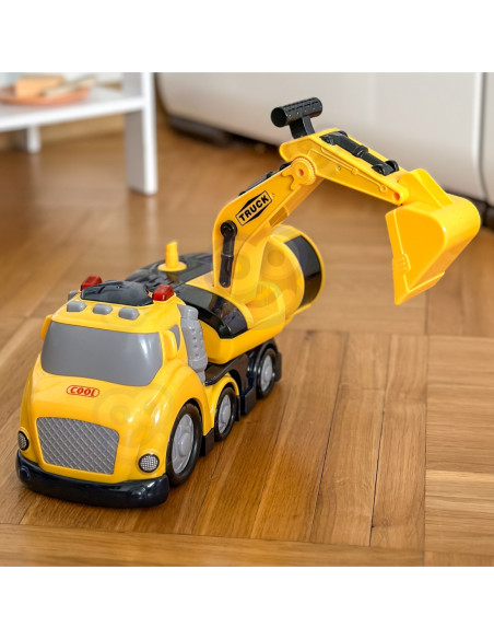 WOOPIE Koparka CITY TRUCK Efekty Dźwiękowe i Świetlne