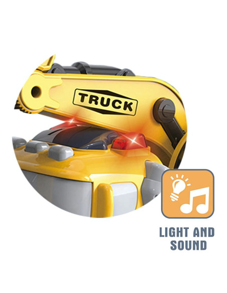 WOOPIE Koparka CITY TRUCK Efekty Dźwiękowe i Świetlne