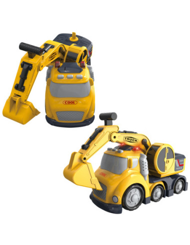 WOOPIE Koparka CITY TRUCK Efekty Dźwiękowe i Świetlne