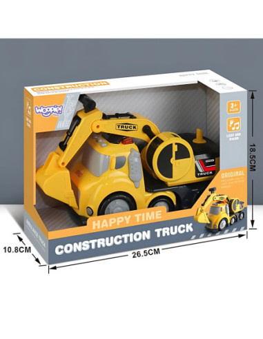 WOOPIE Koparka CITY TRUCK Efekty Dźwiękowe i Świetlne