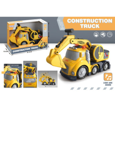 WOOPIE Koparka CITY TRUCK Efekty Dźwiękowe i Świetlne