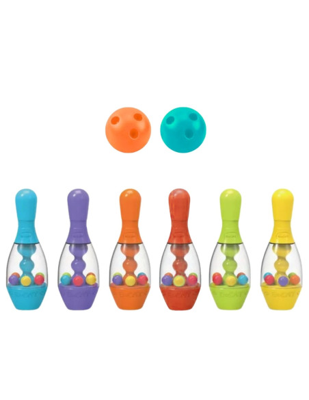 WOOPIE Kolorowe Kręgle Dla Dzieci 8 el.