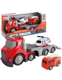 WOOPIE Red Fire Department City Truck Sound and Light Effects