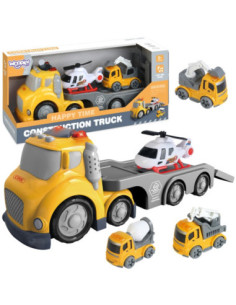 WOOPIE Żółta Laweta CITY TRUCK Efekty Dźwiękowe i Świetlne