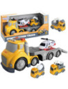 WOOPIE Żółta Laweta CITY TRUCK Efekty Dźwiękowe i Świetlne