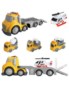 WOOPIE Żółta Laweta CITY TRUCK Efekty Dźwiękowe i Świetlne 2