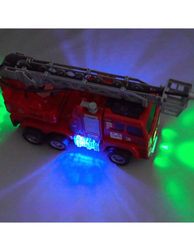 WOOPIE Wóz Strażacki z Wyrzutnią i Ruchomą Drabiną