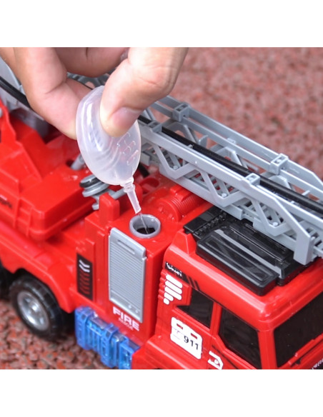 WOOPIE Wóz Strażacki z Wyrzutnią i Ruchomą Drabiną