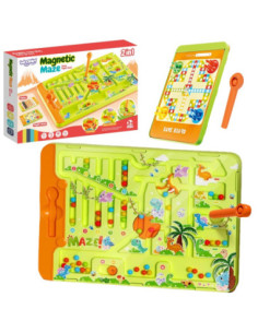 WOOPIE Magnetyczny Labirynt 2w1 Gra Chińczyk