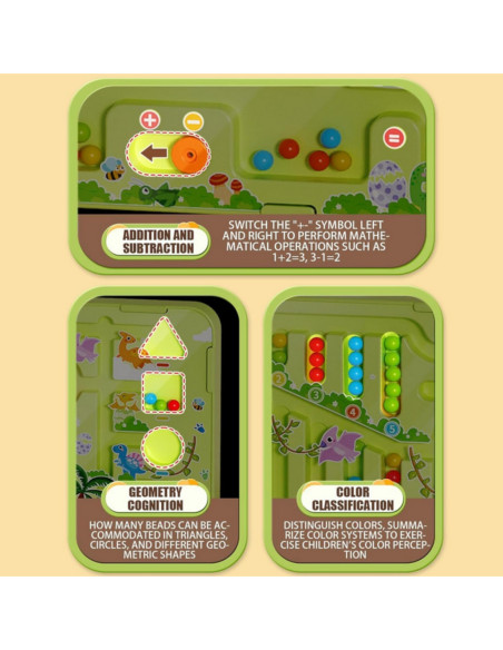 WOOPIE Magnetyczny Labirynt 2w1 Gra Chińczyk