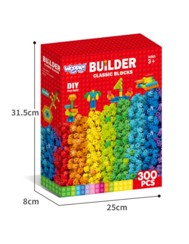 WOOPIE Kreatywne Klocki Konstukcyjne 300 el.