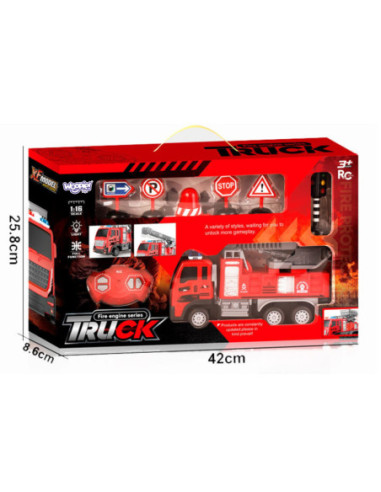 WOOPIE Zdalnie Sterowany Wóz Strażacki Podnośnik