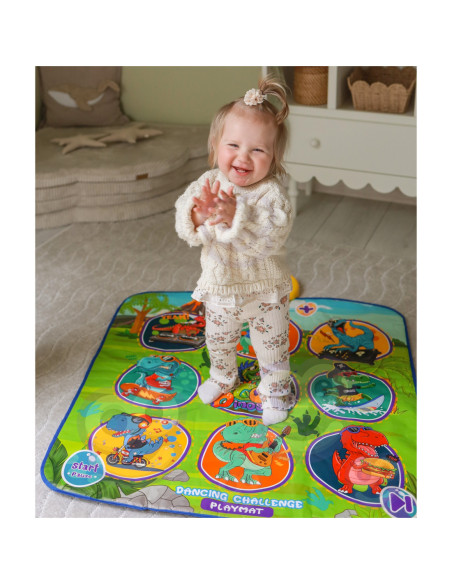 WOOPIE Mata Muzyczna Dinozaury Zręcznościowa Gra Taneczna