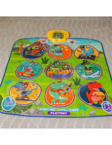 WOOPIE Mata Muzyczna Dinozaury Zręcznościowa Gra Taneczna