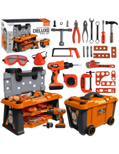 WOOPIE Mobilna Skrzynia Na Narzędzia Warsztat 2w1 65 el.