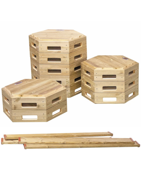 Classic World Edu Drewniana Ścieżka Akrobaty – Bezpieczny Tor Ruchowy