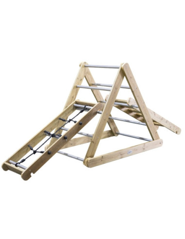 Classic World Edu Drewniany Zestaw Wspinaczkowy Trójkąt Piklera Plac Zabaw