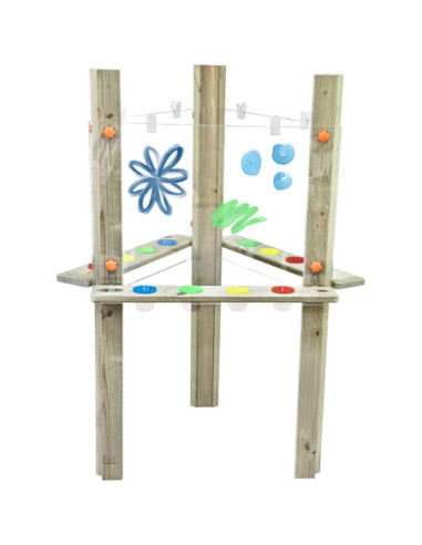 Classic World Edu Drewniana 3-stronna Sztaluga Centrum Artystyczne