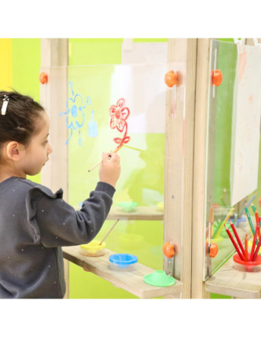 Classic World Edu Drewniana 3-stronna Sztaluga Centrum Artystyczne