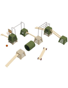 CLASSIC WORLD EDU Obstacle Course XXL Multi-Skill Motor Playground