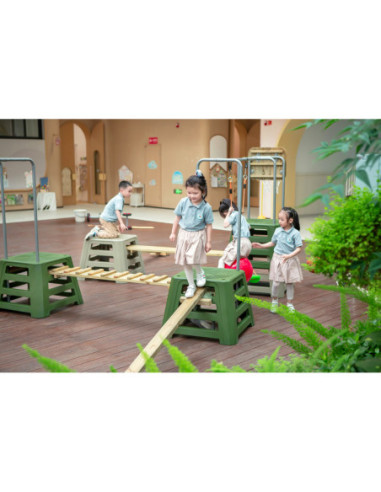 CLASSIC WORLD EDU Tor Przeszkód XXL Plac Zabaw Multi-Sprawnościowy