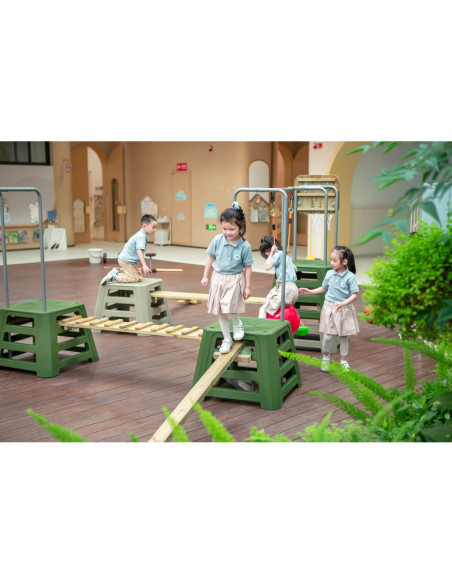 CLASSIC WORLD EDU Tor Przeszkód XXL Plac Zabaw Multi-Sprawnościowy