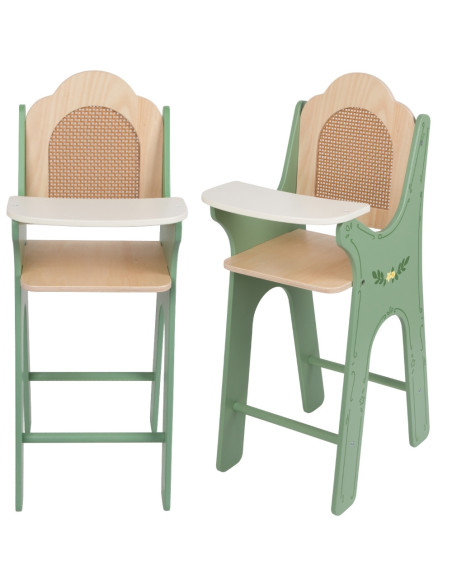 CLASSIC WORLD Drewniane Wysokie Krzesełko do Karmienia Vintage