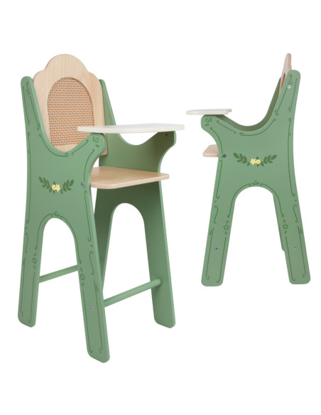 CLASSIC WORLD Drewniane Wysokie Krzesełko do Karmienia Vintage