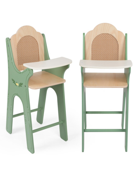 CLASSIC WORLD Drewniane Wysokie Krzesełko do Karmienia Vintage