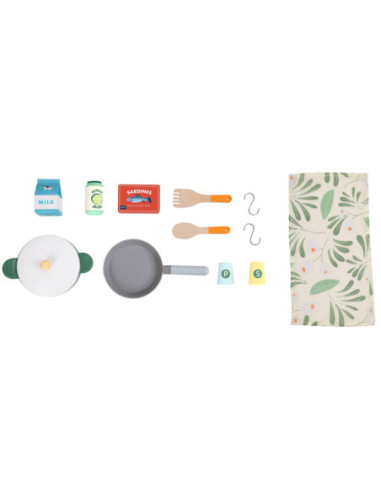 CLASSIC WORLD Drewniana Kuchnia z Pralką