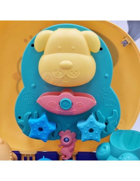 WOOPIE Zestaw do Piasku 3w1 Walizka Piesek + Zabawka Wodna