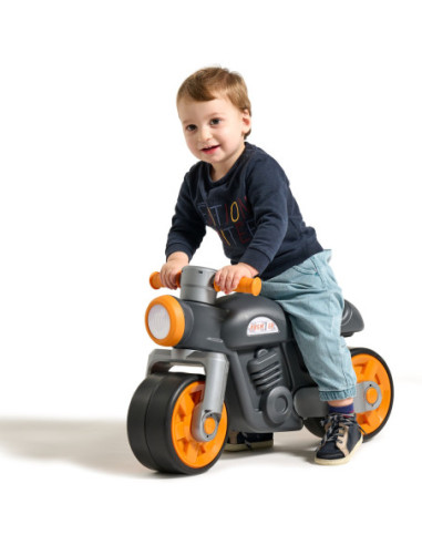 Falk Jeździk Biegowy Ciche Koła Motor Prem1er Retro Czarny1+