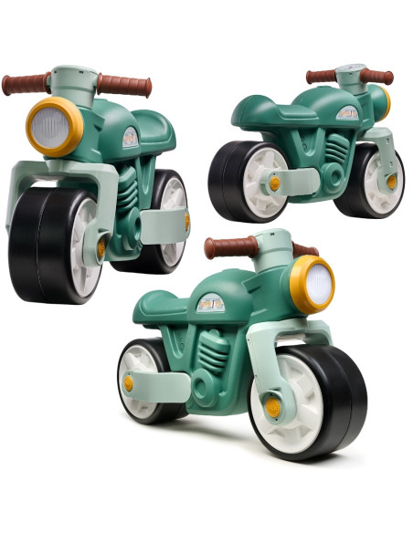 Falk Jeździk Biegowy Ciche Koła Motor Prem1er Retro Zielony 12+