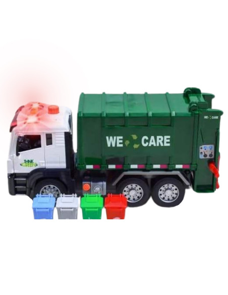 WOOPIE Śmieciarka Ciężarówka Segregacja Śmieci - skala 1:10