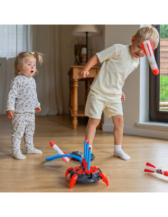 WOOPIE Wyrzutnia Rakiet Piankowych 6 szt. 2