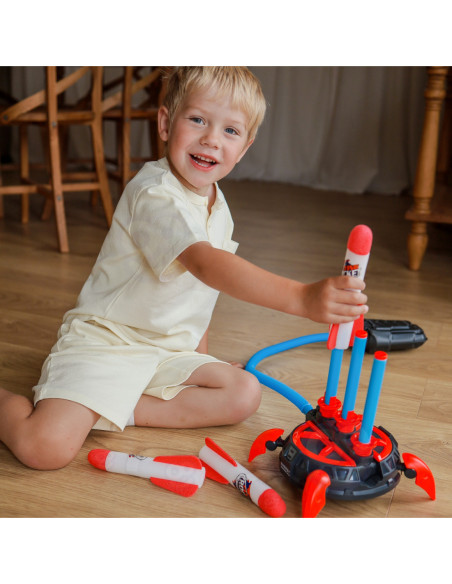 WOOPIE Wyrzutnia Rakiet Piankowych 6 szt.