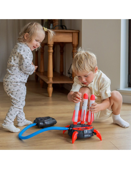 WOOPIE Wyrzutnia Rakiet Piankowych 6 szt.